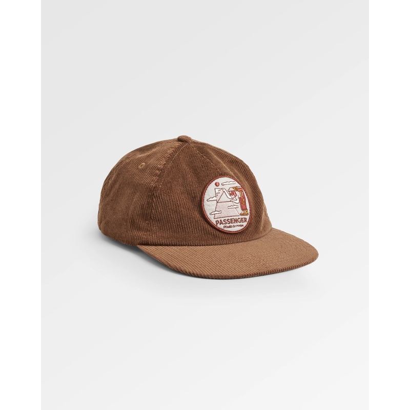 Sneaky Peak Recycelte Cord 5-Panel-Kappe – Eichel