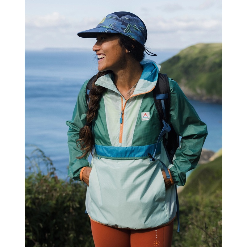 Viento Recycelte Windjacke Anorak – Surf Spray/Tiefsee