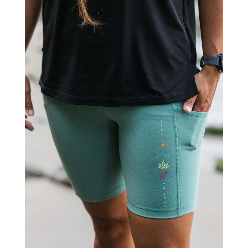 Mantra Recycelte Aktiv-Short – Tiefsee