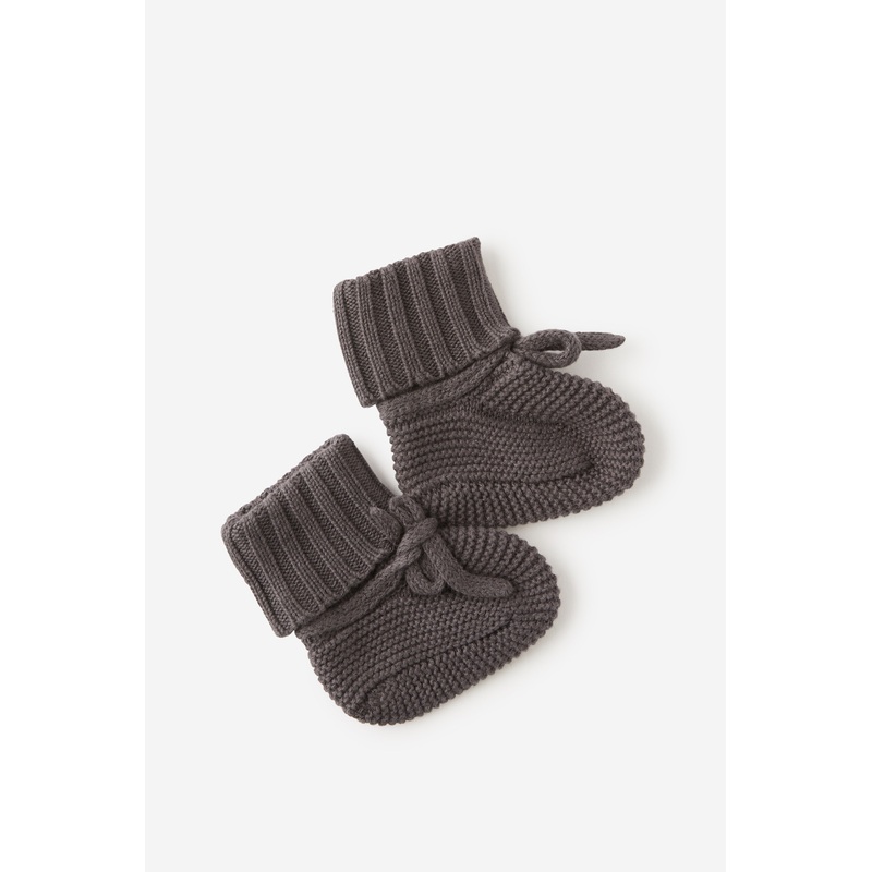Organic Knit Booties|OS