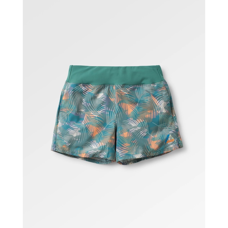 Roundtrip Recycelte Allzweck-Trail-Shorts – Palm Camo Tiefsee