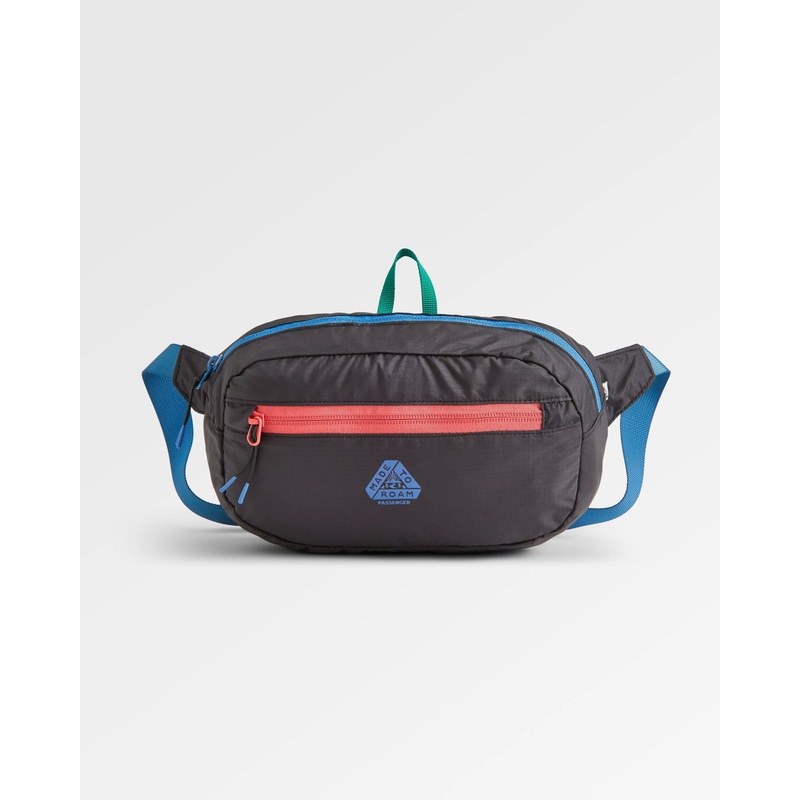 Trail Leichte Recycelte Packbare Bauchtasche – Schwarz