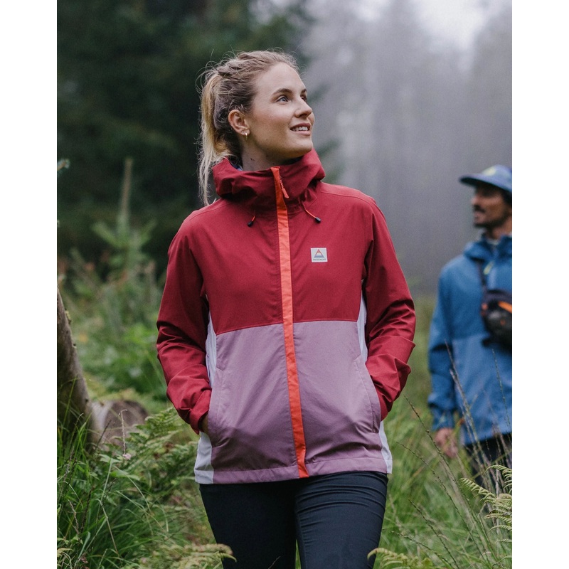 Rainstorm recycelte wasserdichte Jacke – Waldbeere/Beere