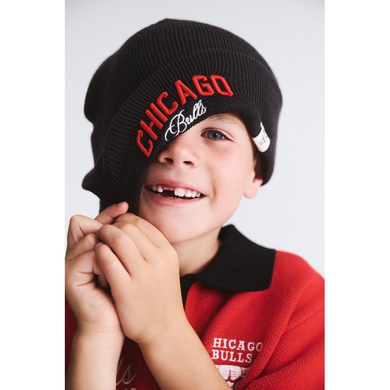 NBA Chicago Bulls Kids Fisherman Beanie