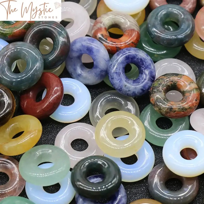 7 Chakra Crystal Donut Amulet|5PCS Mixed