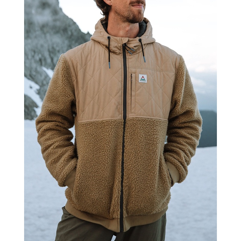 Adventure 2.0 Recyceltes Tiefflor-Sherpa-Fleece – Keks