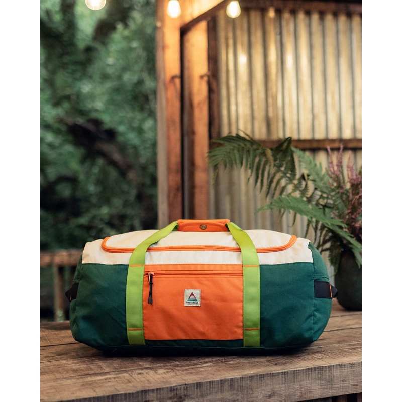 Boondocker Recycelte 30L Reisetasche – Regenwald Orange Multi