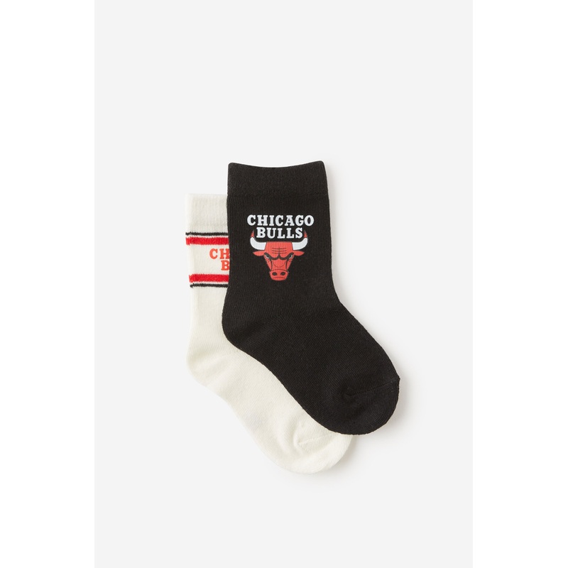 Chicago Bulls 2Pk Crew Sock|13-3|1-4|5-8|9-12