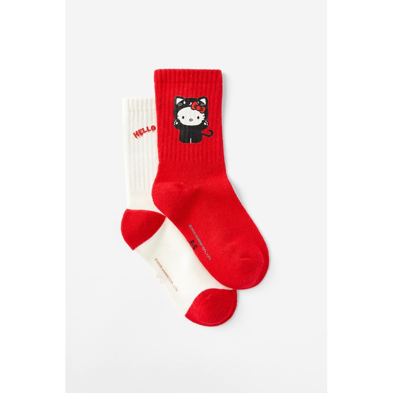 Hello Kitty 2Pk Crew Sock|13-3|1-4|5-8|9-12