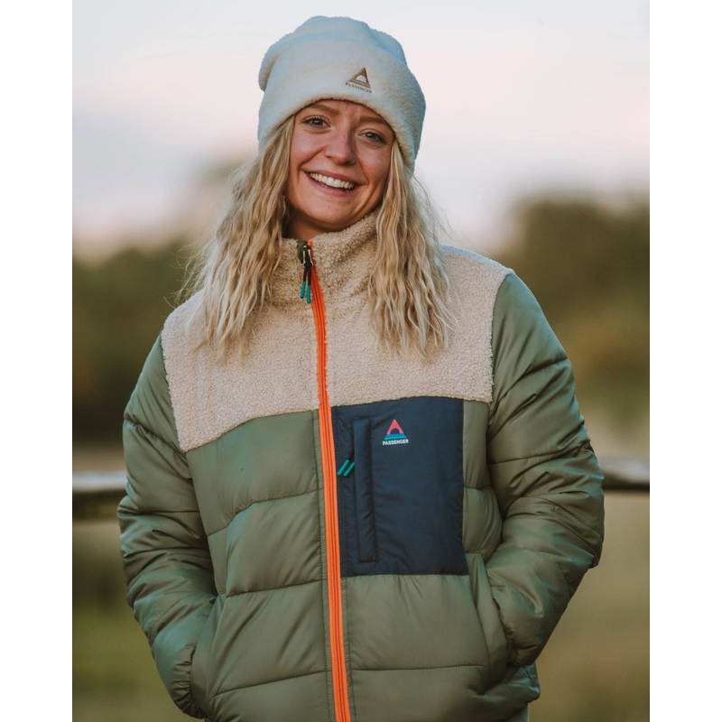 Inspire recycelte isolierte Jacke – Staubige Olive