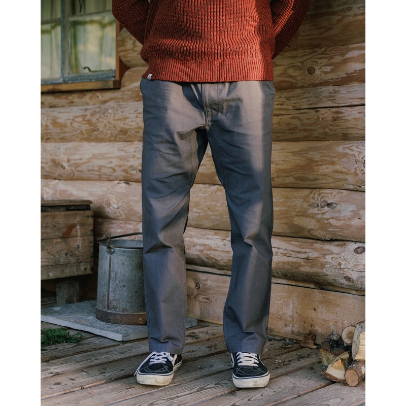 Adventurer Bio-Canvas-Hose – Holzkohle