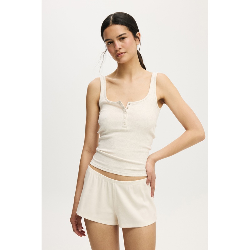 90S Henley Rib Tank|3XS|2XS|XS|S|M|L|XL|2XL