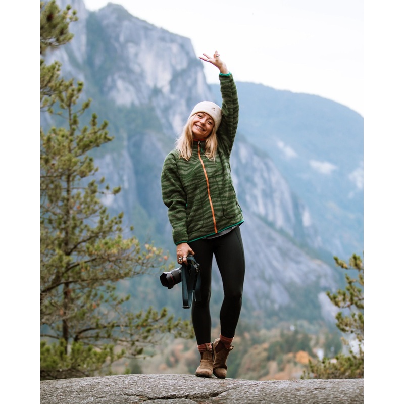 Fairbanks 2.0 Recyceltes Sherpa-Fleece mit Reiverschluss – Strata-Tannenbaum