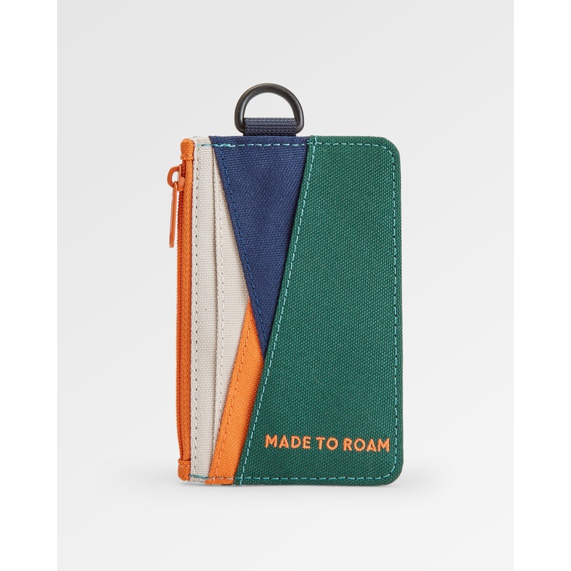 Mountain recycelter Kartenhalter – Regenwald Orange Multi