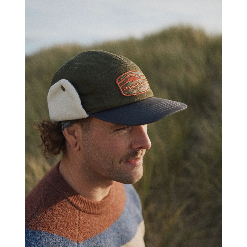 Nightfall Recycelte Polar Fleece Geftterte Mtze – Staubiges Olivengrn