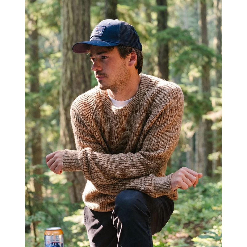 Fog Recycelter Gestrickter Pullover – Stein