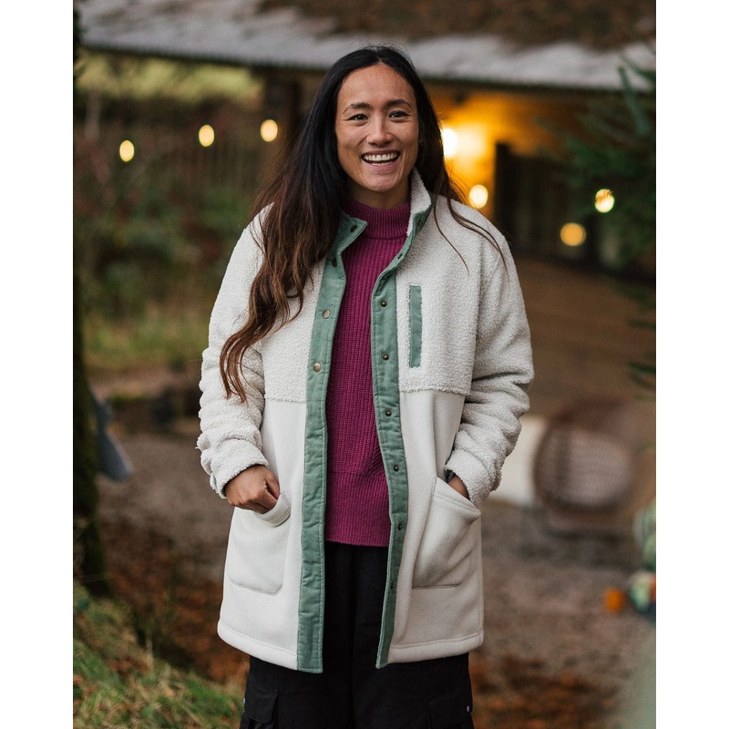 Nash Recycelte Fleecejacke – Vintage-Wei