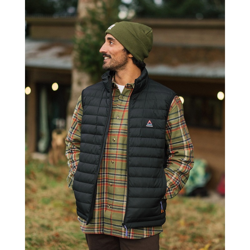 Ashland Down Recyceltes Top – Schwarz