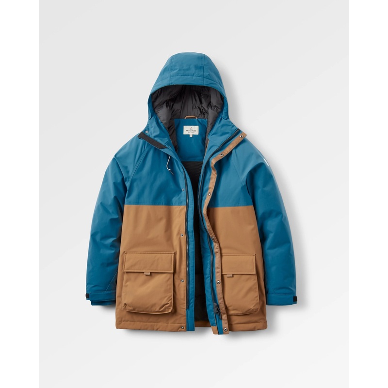 Baltic Recycelter 2.0 Parka – Toffee/Blaustahl