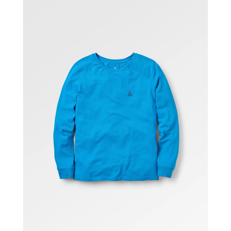 Classic Recycelte Baumwolle LS T-Shirt – Eichelhherblau