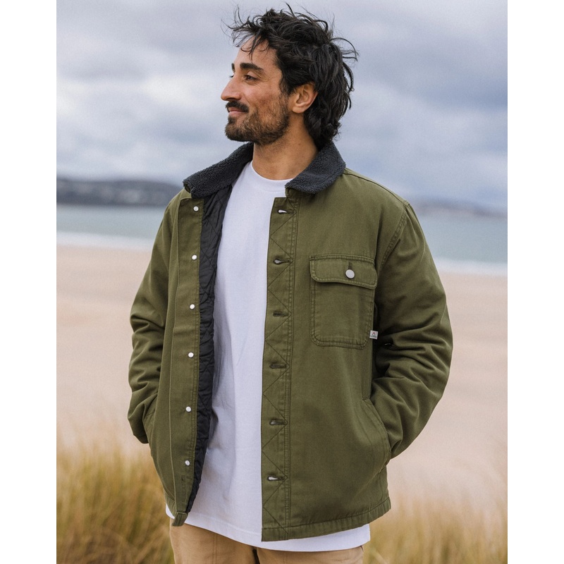 Falcon Bio Leinenjacke – Khaki
