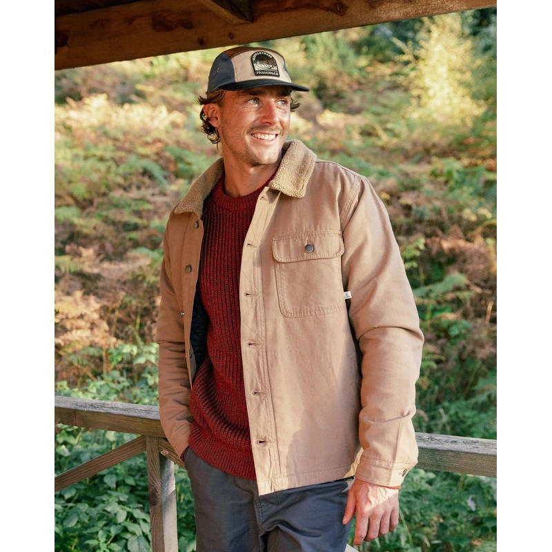 Falcon Bio Leinenjacke – Toffee