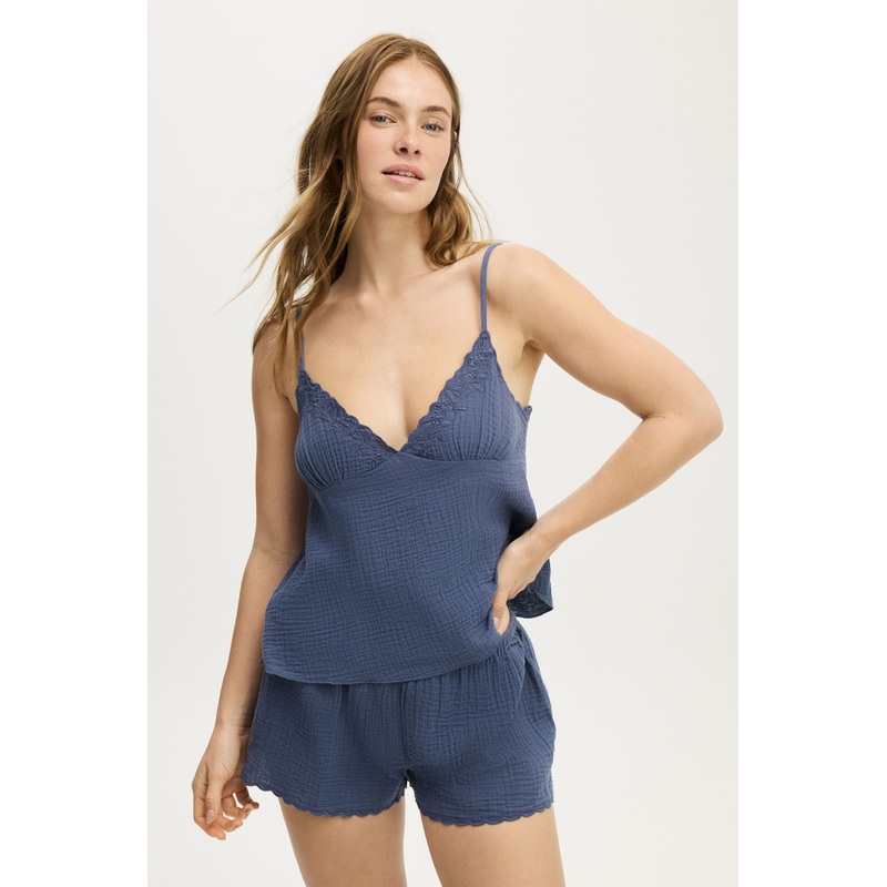 Woven Cami Sleep Set|2XS|XS|S|M|L|XL|2XL|3XL|4XL