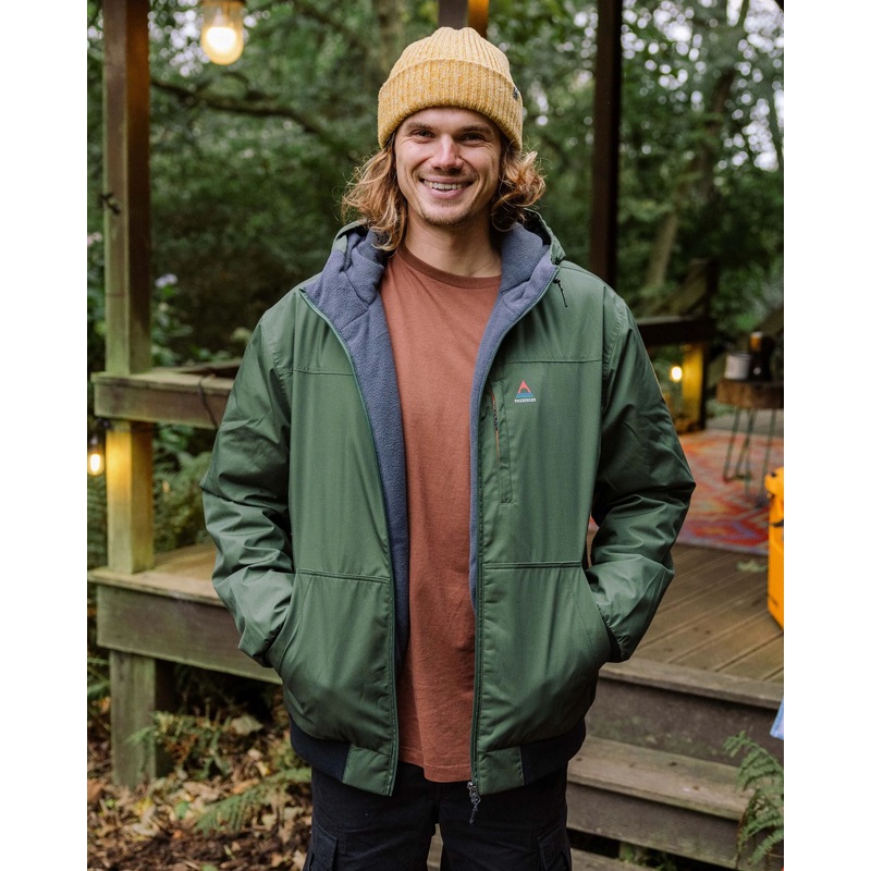 Bundoran recycelte Jacke – Tannengrn