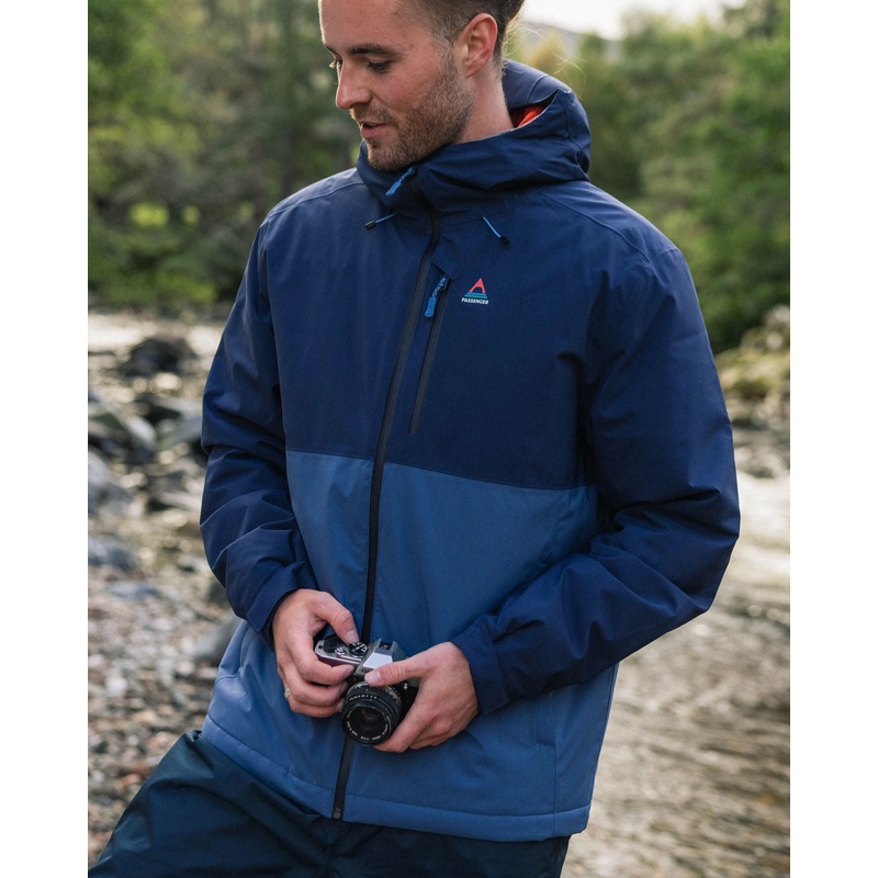 Eclipse isolierte wasserdichte Jacke – Tiefes Marineblau