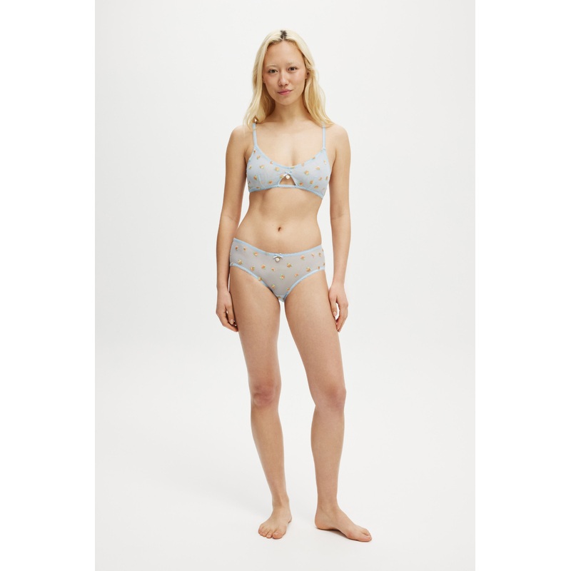 Maeve Mesh Cheeky Boyleg Brief