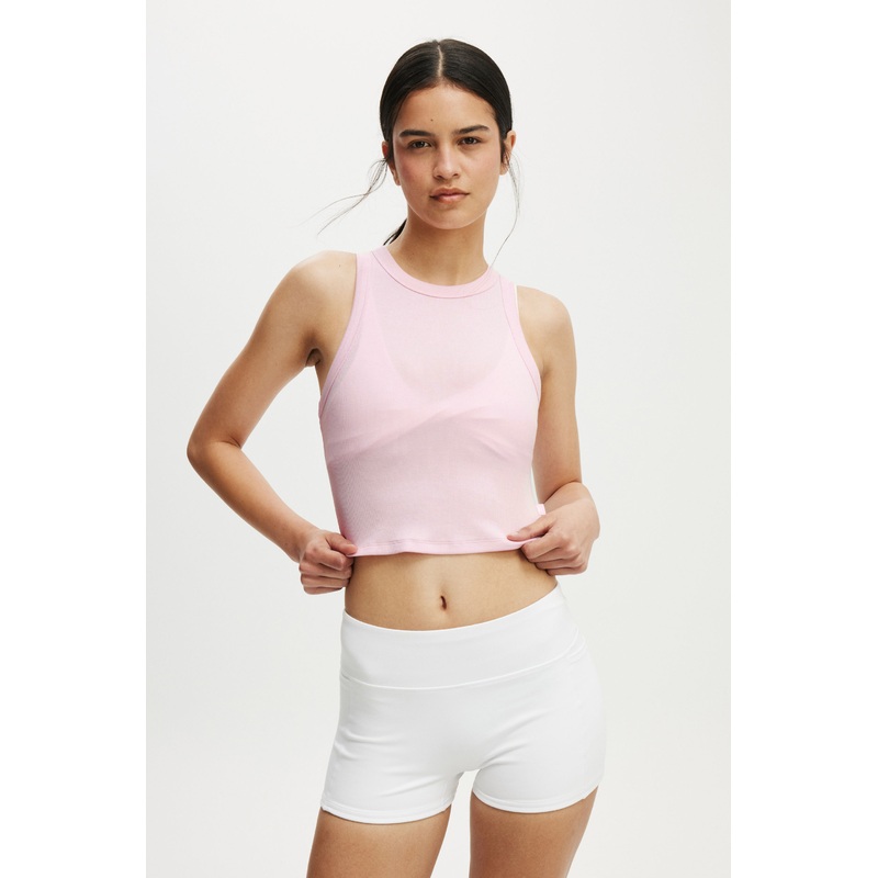 Active Rib Curved Hem Tank|2XS|XS|S|M|L|XL|2XL