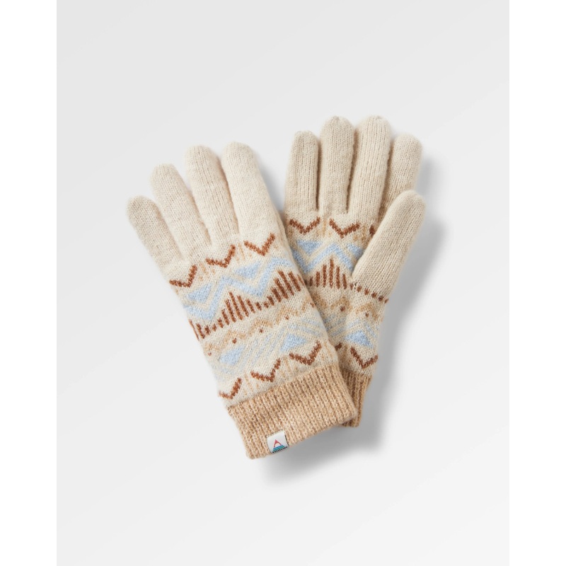 Nettle Recycelte Gestrickte Handschuhe – Birke