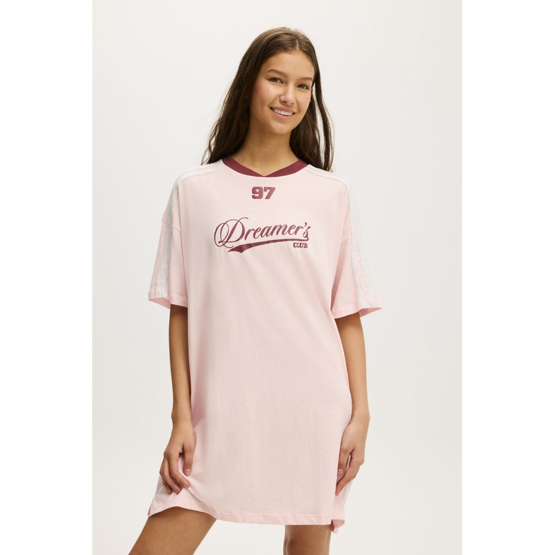 90 S Sporty Tshirt Nightie|2XS|XS|S|M|L|XL|2XL