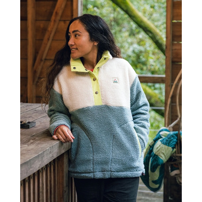 Create recyceltes Deep-Pile Sherpa-Fleece – Arktis