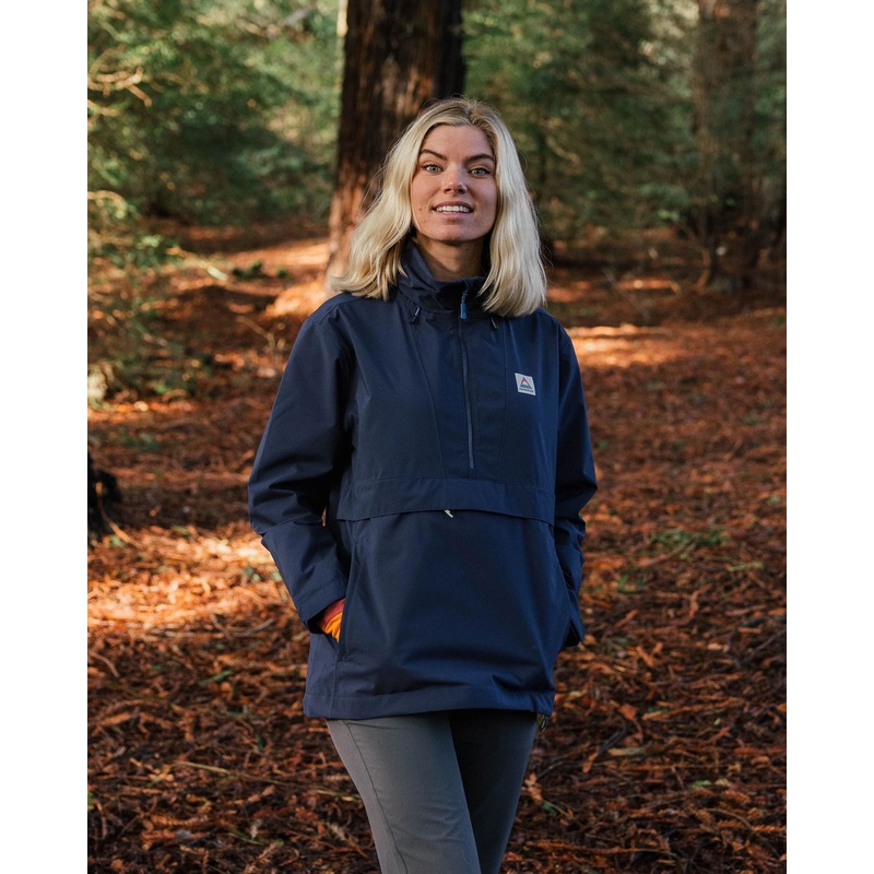 Skyline Recycelte Wasserabweisender Smock – Tiefes Marineblau