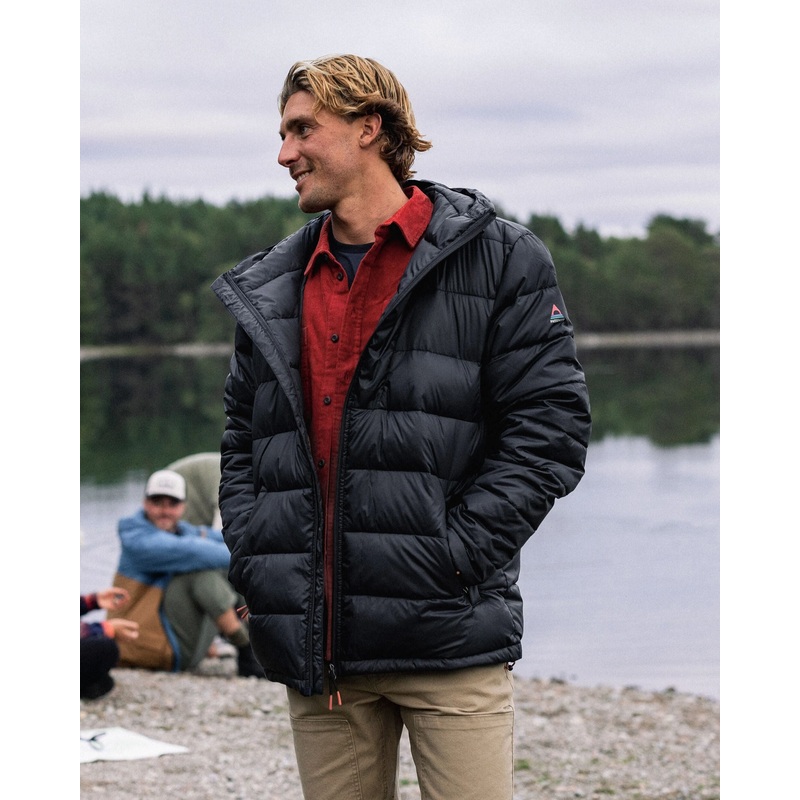 Flynn Recycelte Isolierjacke – Schwarz