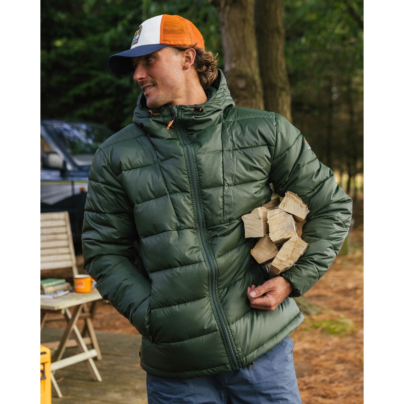 Flynn Recycelte Isolierjacke – Tannengrn