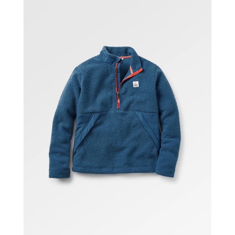 Muse Recyceltes Polar-gefttertes Sherpa-Fleece – Blauer Stahl