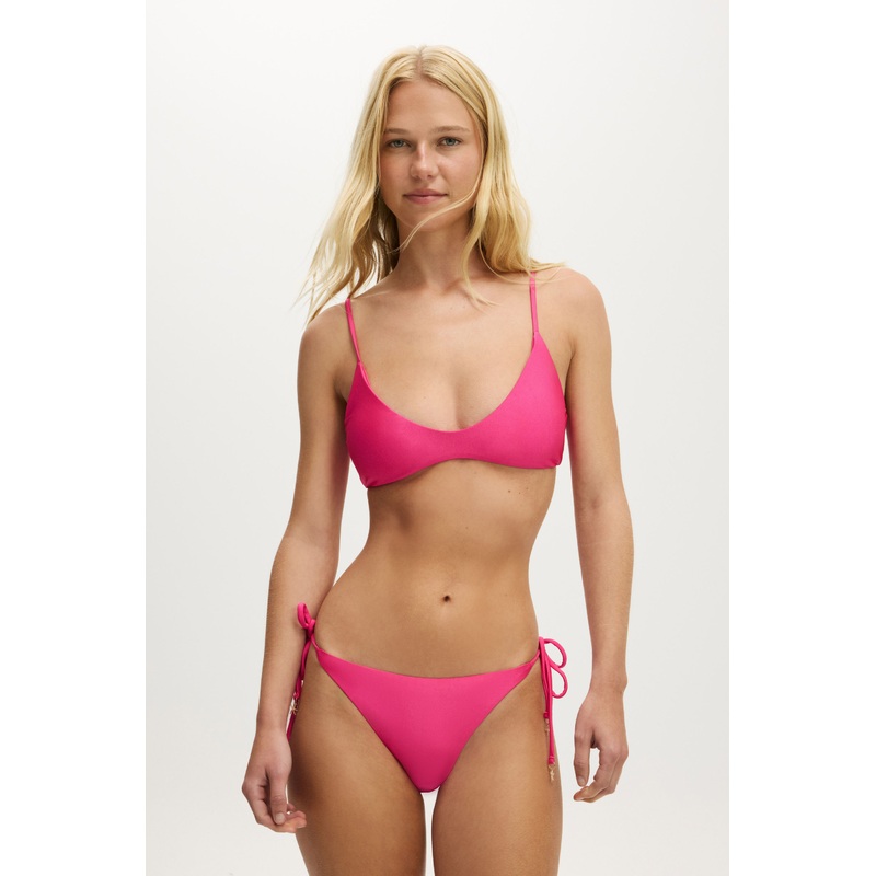 Scoop Tie Back Bikini Top|2XS|XS|S|M|L|XL|2XL