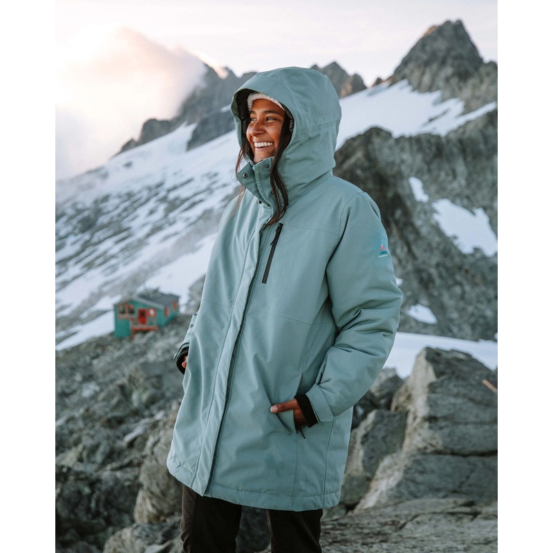 Cloudmont Recycelter Wasserdichter Daunenparka – Strmische See