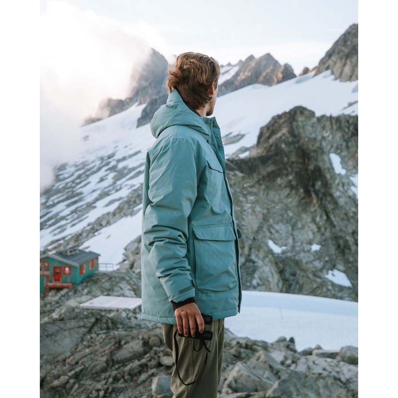 Explorer Recycelter Wasserfester Parka – Strmische See