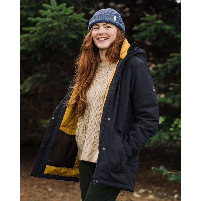 Telluride Recycelter Wasserdichter Parka – Schwarz