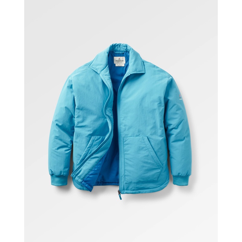 Tasi Recycelte Isolierte Jacke – Eichelhherblau