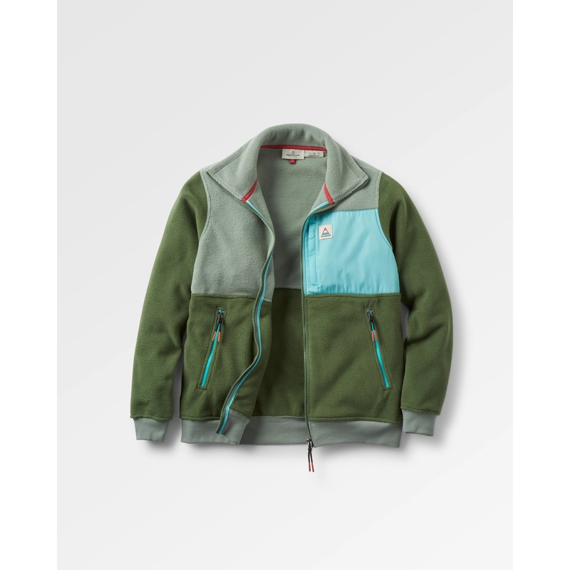 Caspian Recyceltes Polar-Fleece – Wildgrn