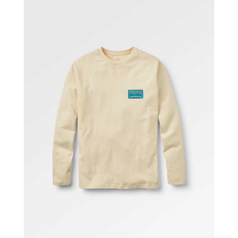 Beechey Langarmshirt aus recycelter Baumwolle – Birke