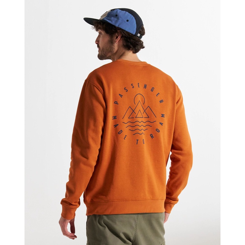 Escapism Sweatshirt – Sonnenuntergangsorange