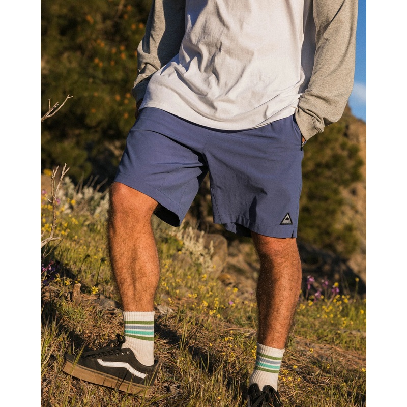 Traveller Allzweck-Shorts – Purpur Indigo
