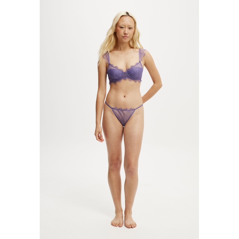 Eyelash Lace Tanga G String Brief