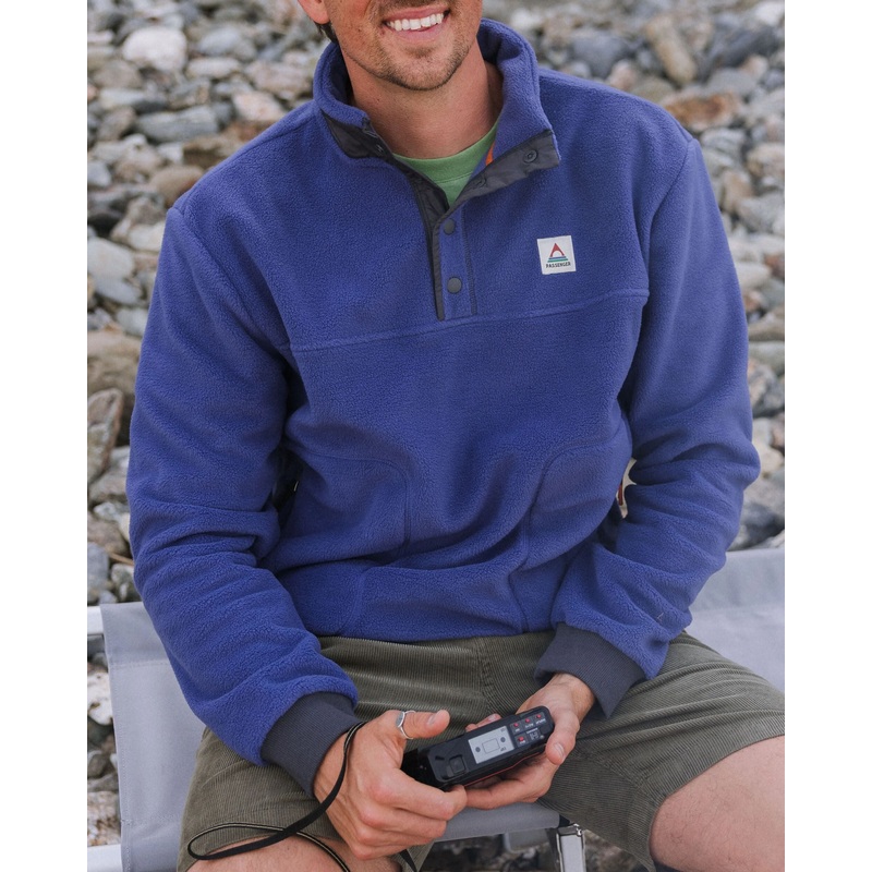 Take It Easy Polar Fleece – Purpur Indigo