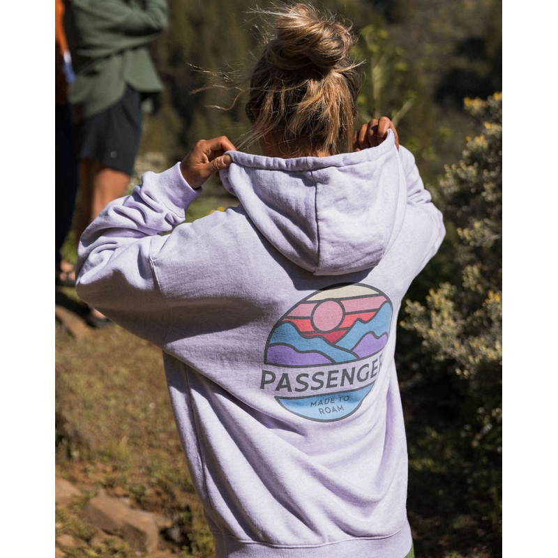 Laidback Natrlicher Hoodie – Fliedernebel Marl